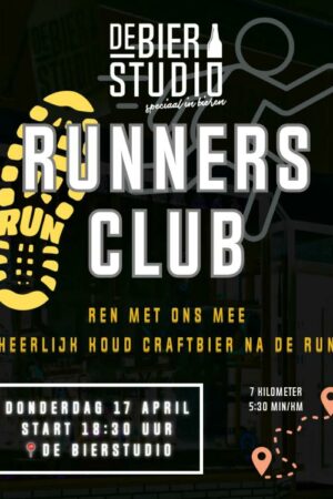 De Bierstudio Runners Club - donderdag 4 september